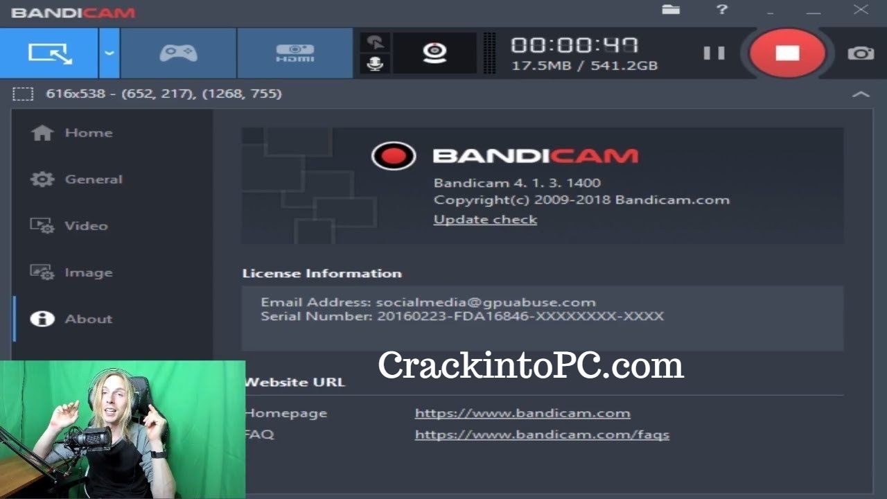 Bandicam v6.2.0.2057 Build 1998 Crack With Serial Code 2022 Free Download Latest