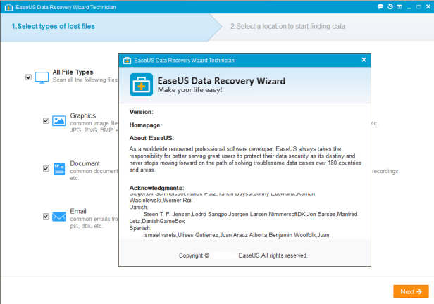 codigo de licenca do easeus data recovery wizard