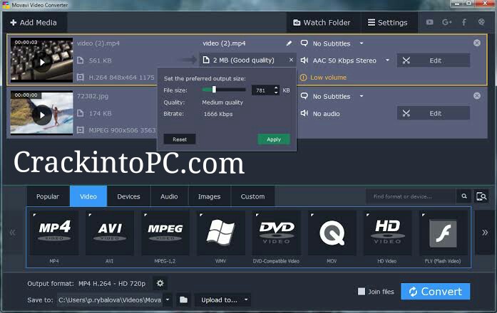 movavi video editor without watermark