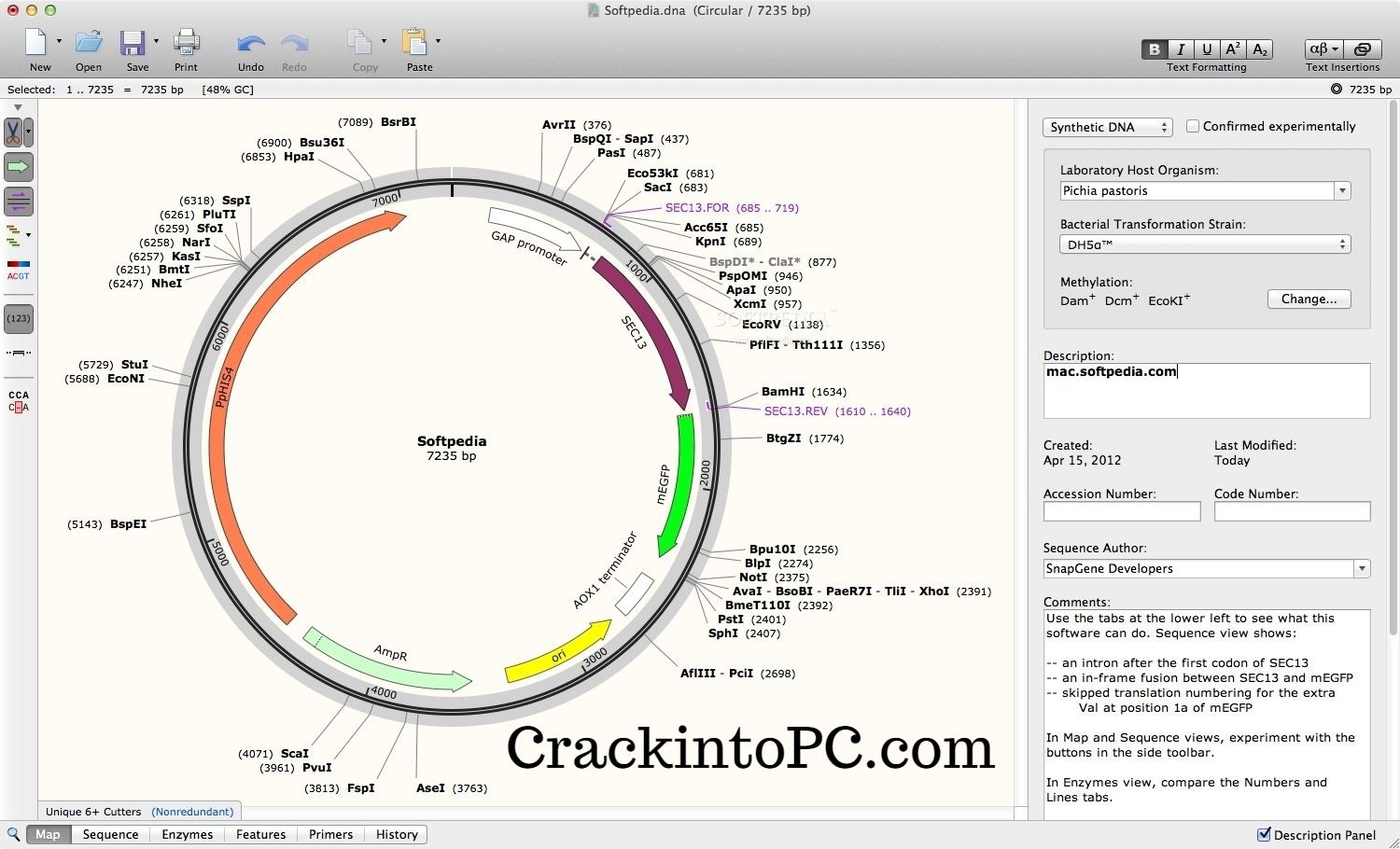 SnapGene 6.2.2 Crack With Full Registration Code [Mac/Win] 2022 Download