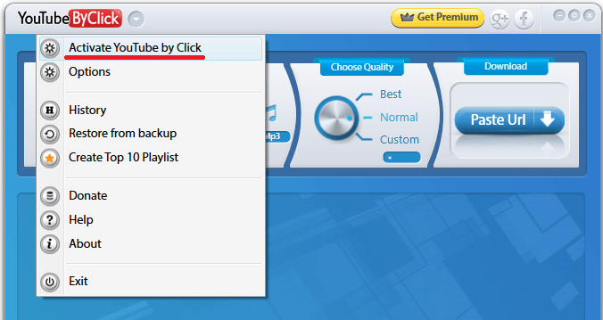 youtube by click premium download