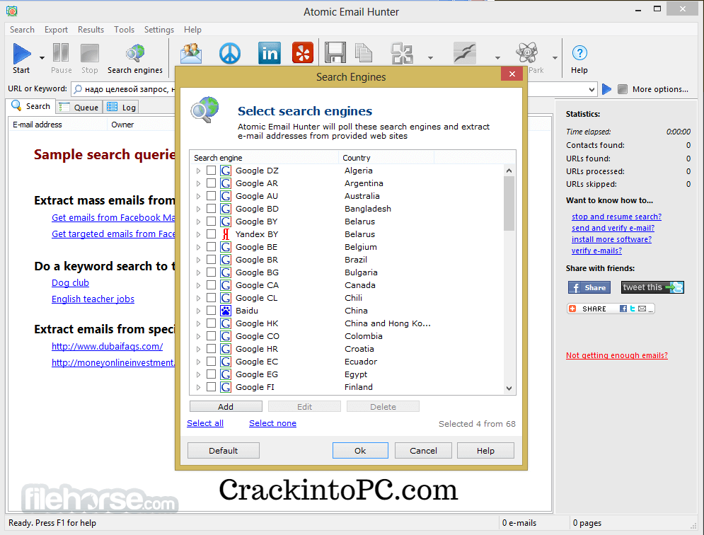 Atomic Email Hunter 3.50 Full Crack