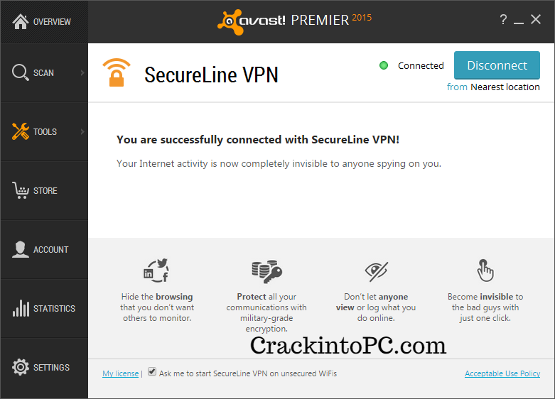 avast secureline vpn has encountered a technical issue