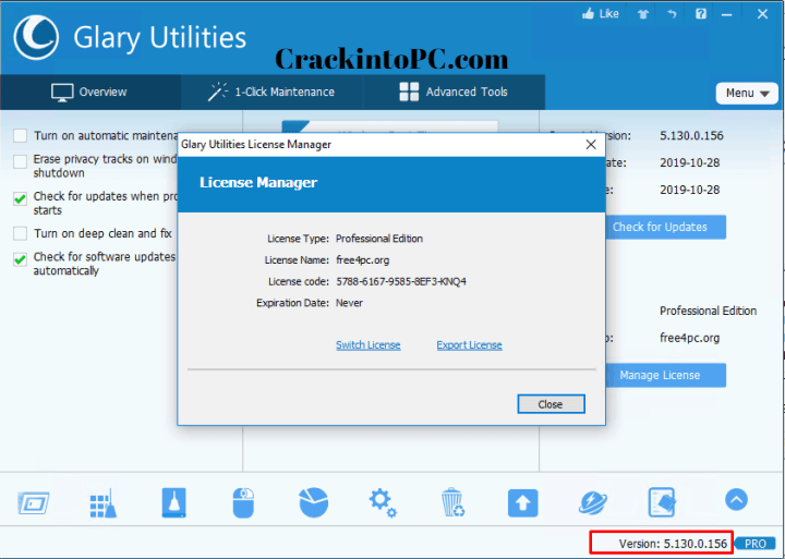 Glary Utilities Pro 5.187.0.216 Crack With Torrent & Full Keygen Download [2022]