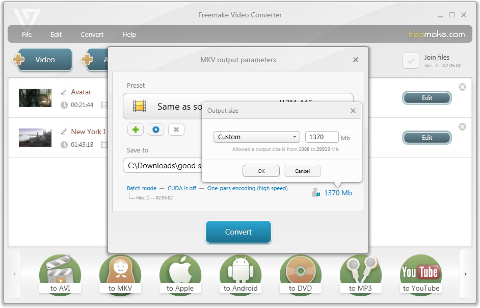 Freemake video converter update