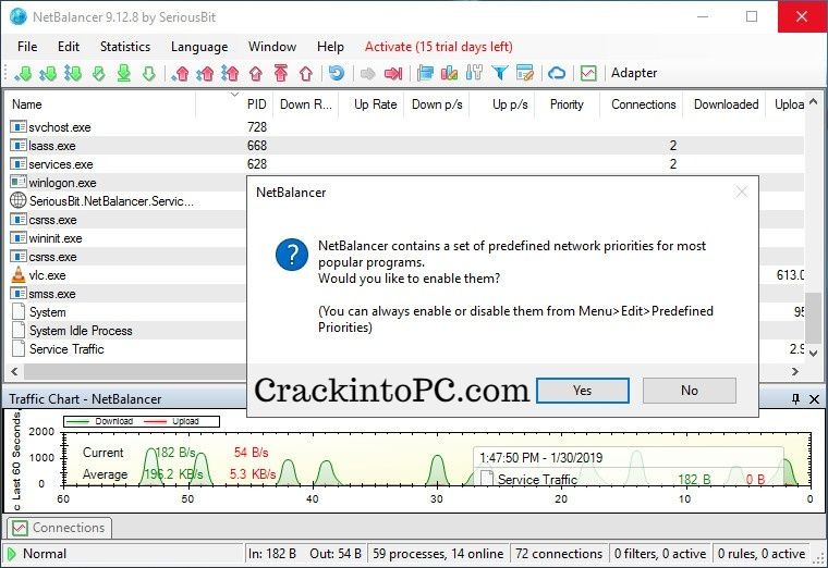 NetBalancer 12.1.1.3556 instal the last version for windows