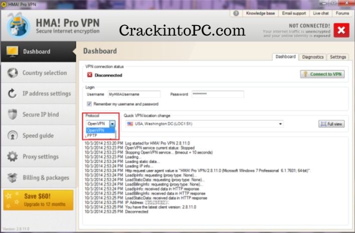 HMA Pro VPN 6.1.260 Crack With License Key Full Free Download {2024}