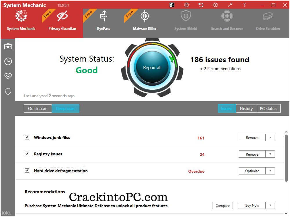 free download system mechanic with serial key