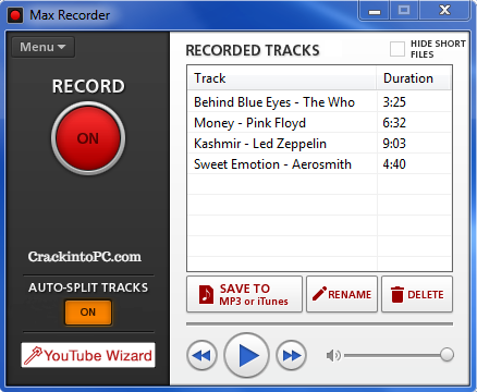 Max Recorder 2.8.0.0 Crack + License Key Free Download 2022 (Win/Mac)