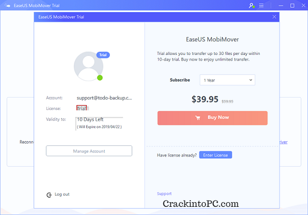 EaseUS MobiMover Pro 5.6.2.15118 Crack With Activation Key Free Download