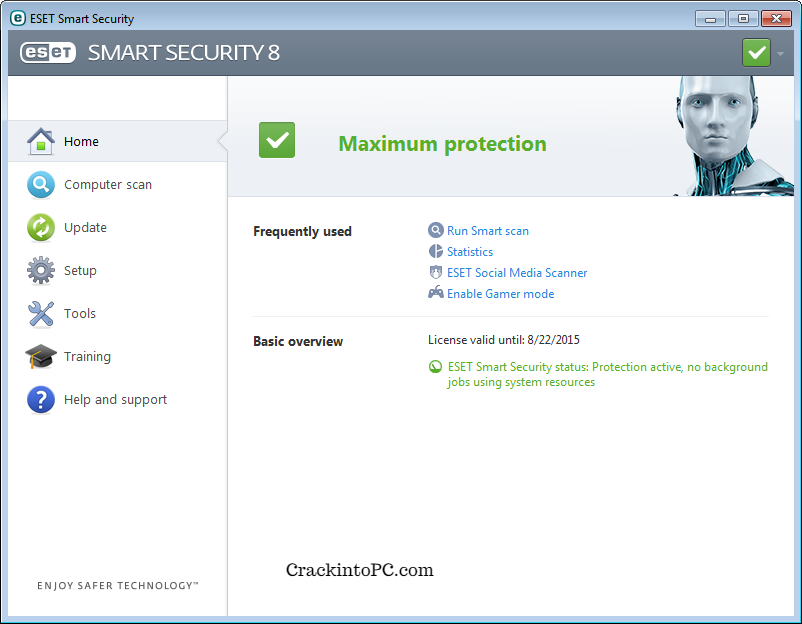 ESET Smart Security 15.1.12.0 Crack + Serial Key 100% Free Download 2022