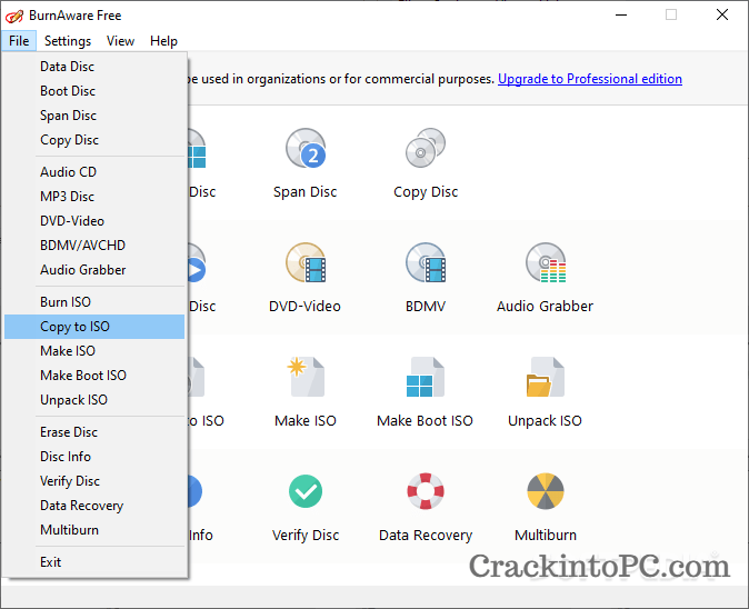 BurnAware Professional 15.4 Crack With Serial Key Full Free Download