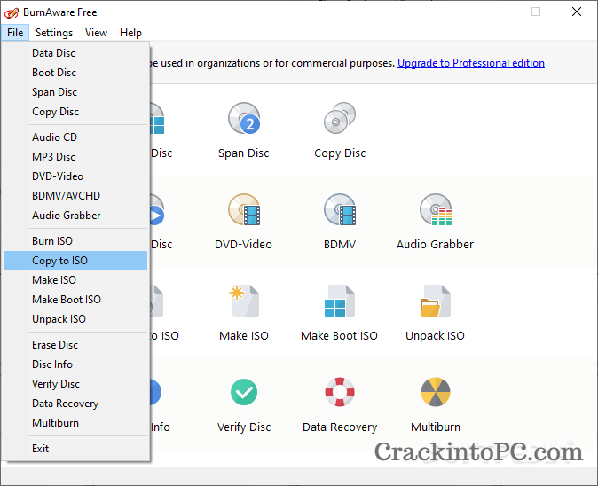 BurnAware Professional 17.4 Crack With Serial Key Full Free Download