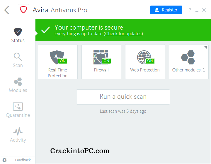 Avira Antivirus Pro 2024 Crack With License Key Download Latest Version