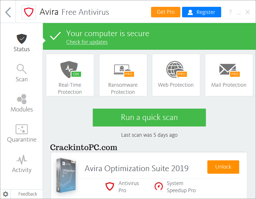 Avira Antivirus Pro 2024 Crack With License Key Download Latest Version